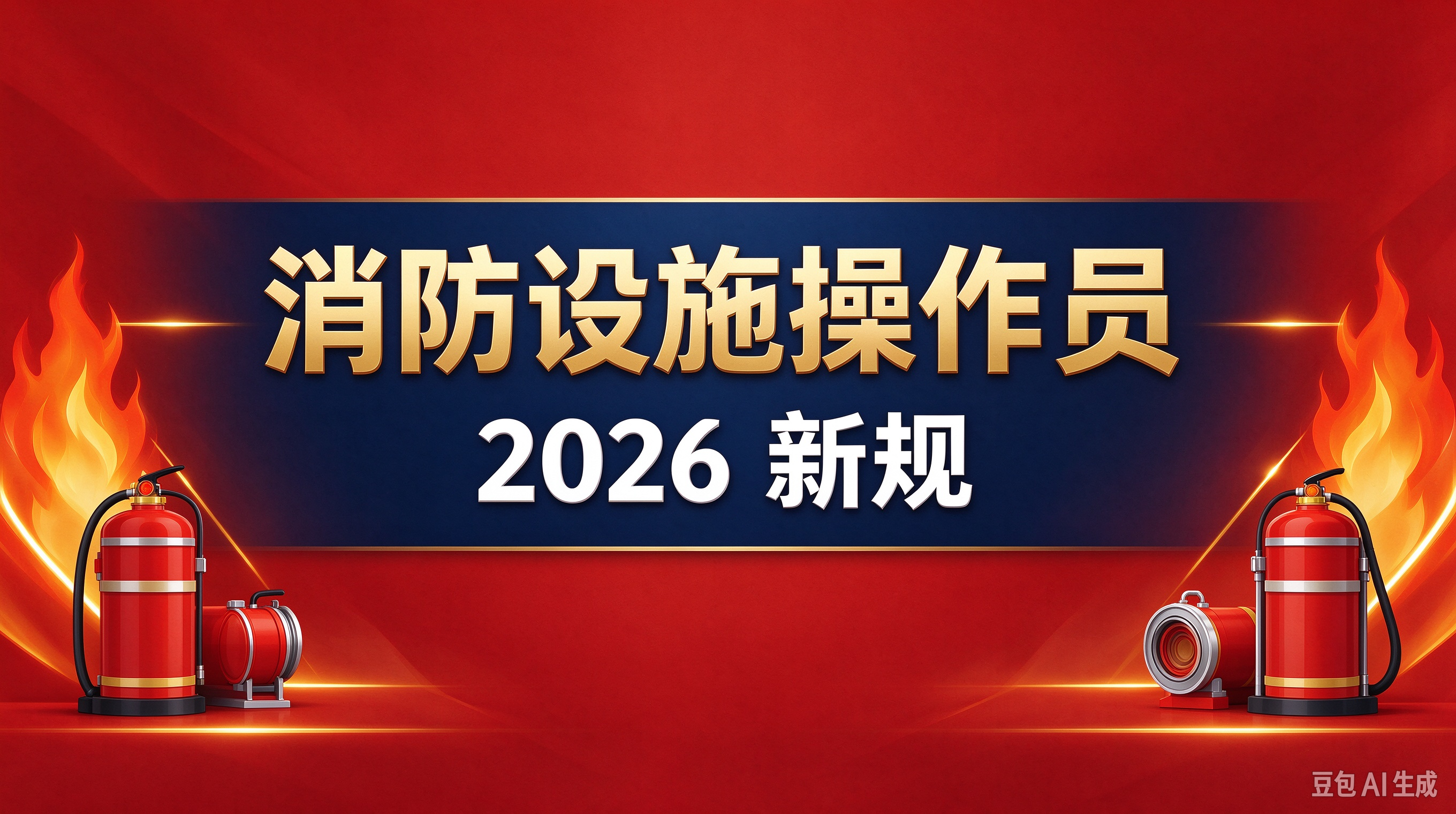 一文看懂消防设施操作员2026新规变化